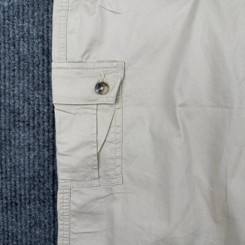 Lee Capri Pants Womens 18M Ultra Lux Comfort Pioneer Beige NWT Utility - Picture 13 of 15